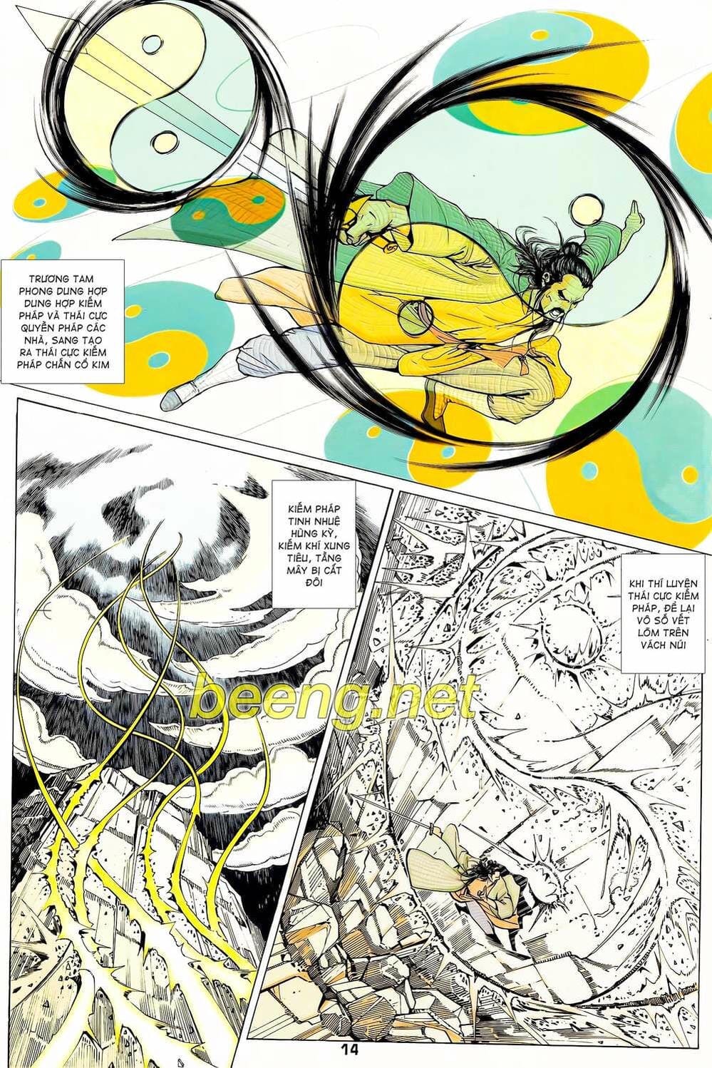 Truyện Tranh Long Hổ 5 Thế trang 8