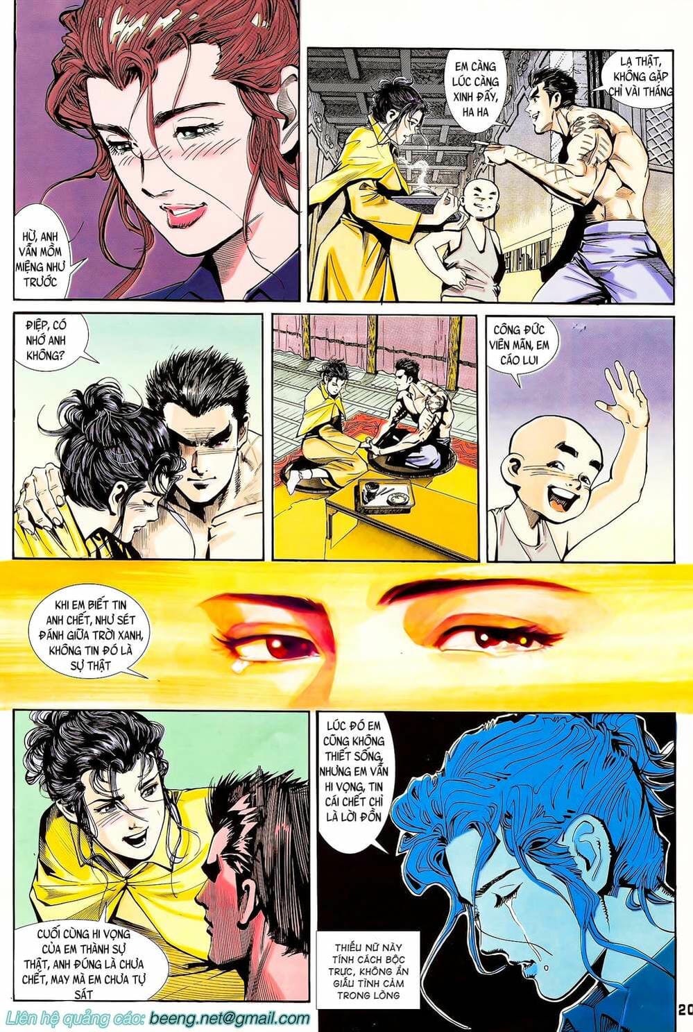 Truyện Tranh Long Hổ 5 Thế trang 8