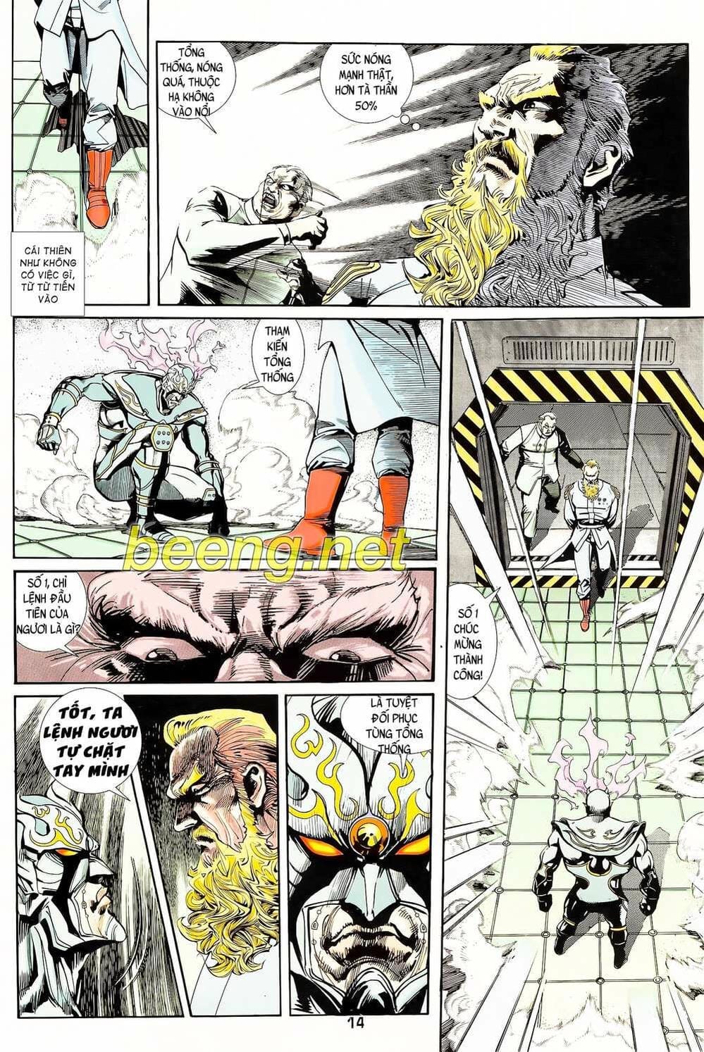 Truyện Tranh Long Hổ 5 Thế trang 8