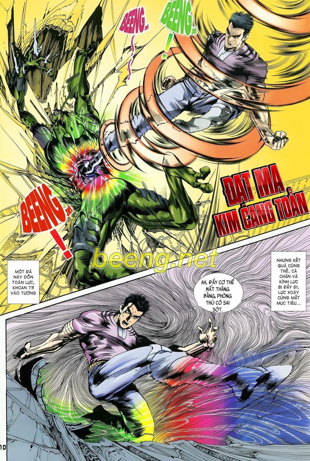 Truyện Tranh Long Hổ 5 Thế trang 8