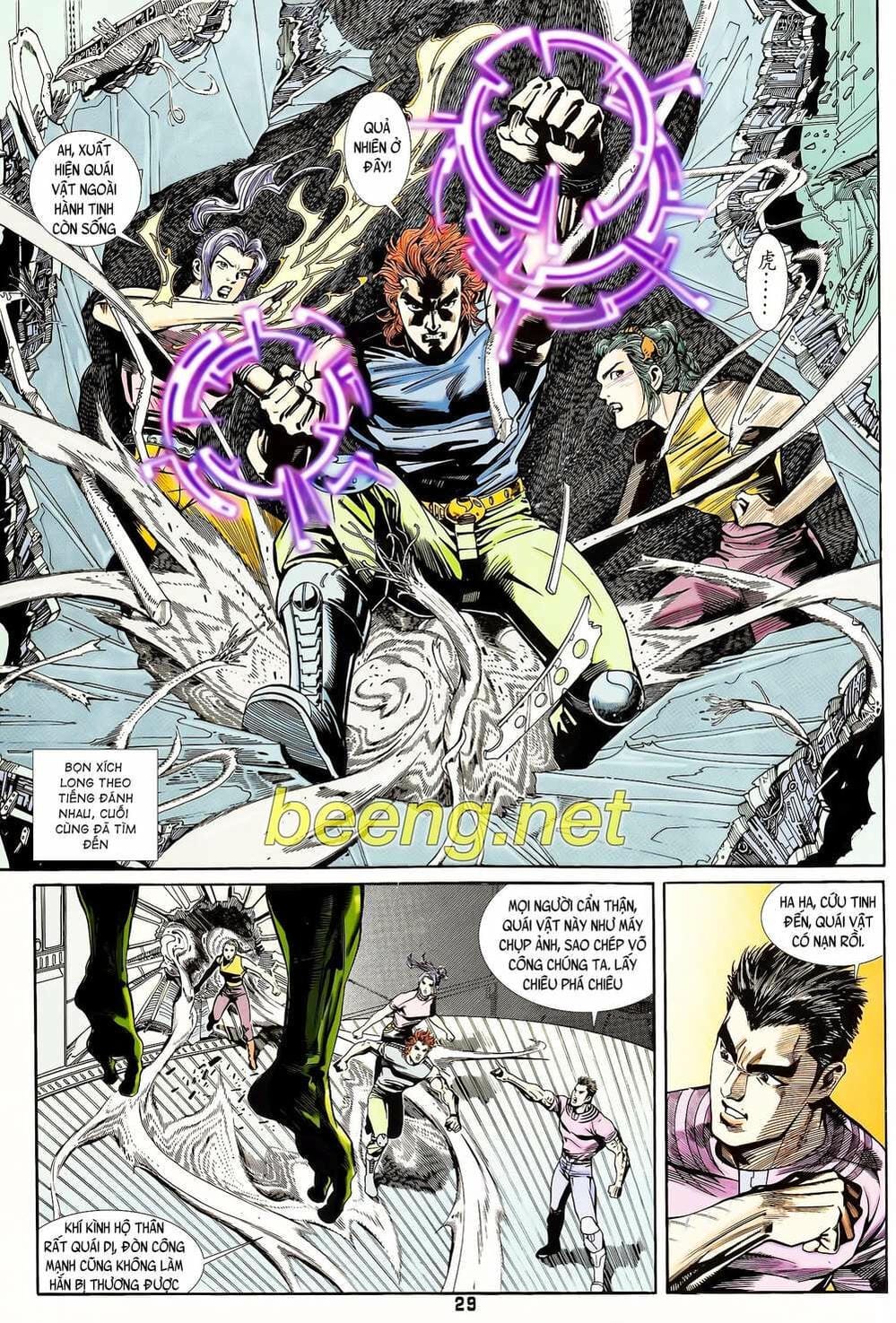 Truyện Tranh Long Hổ 5 Thế trang 8