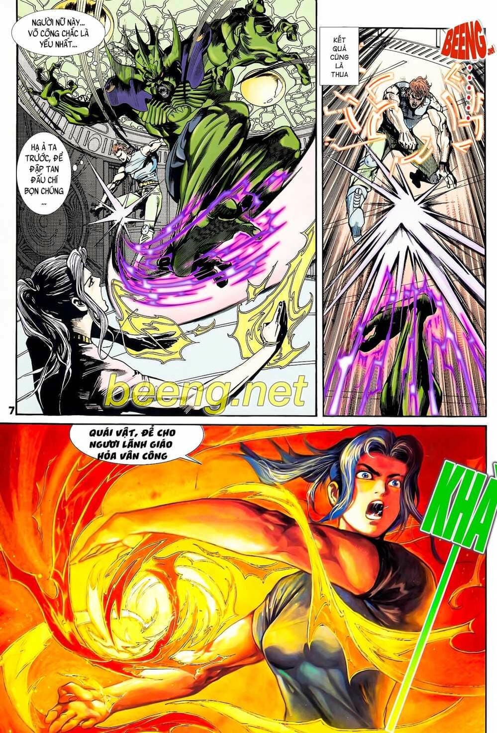 Truyện Tranh Long Hổ 5 Thế trang 8