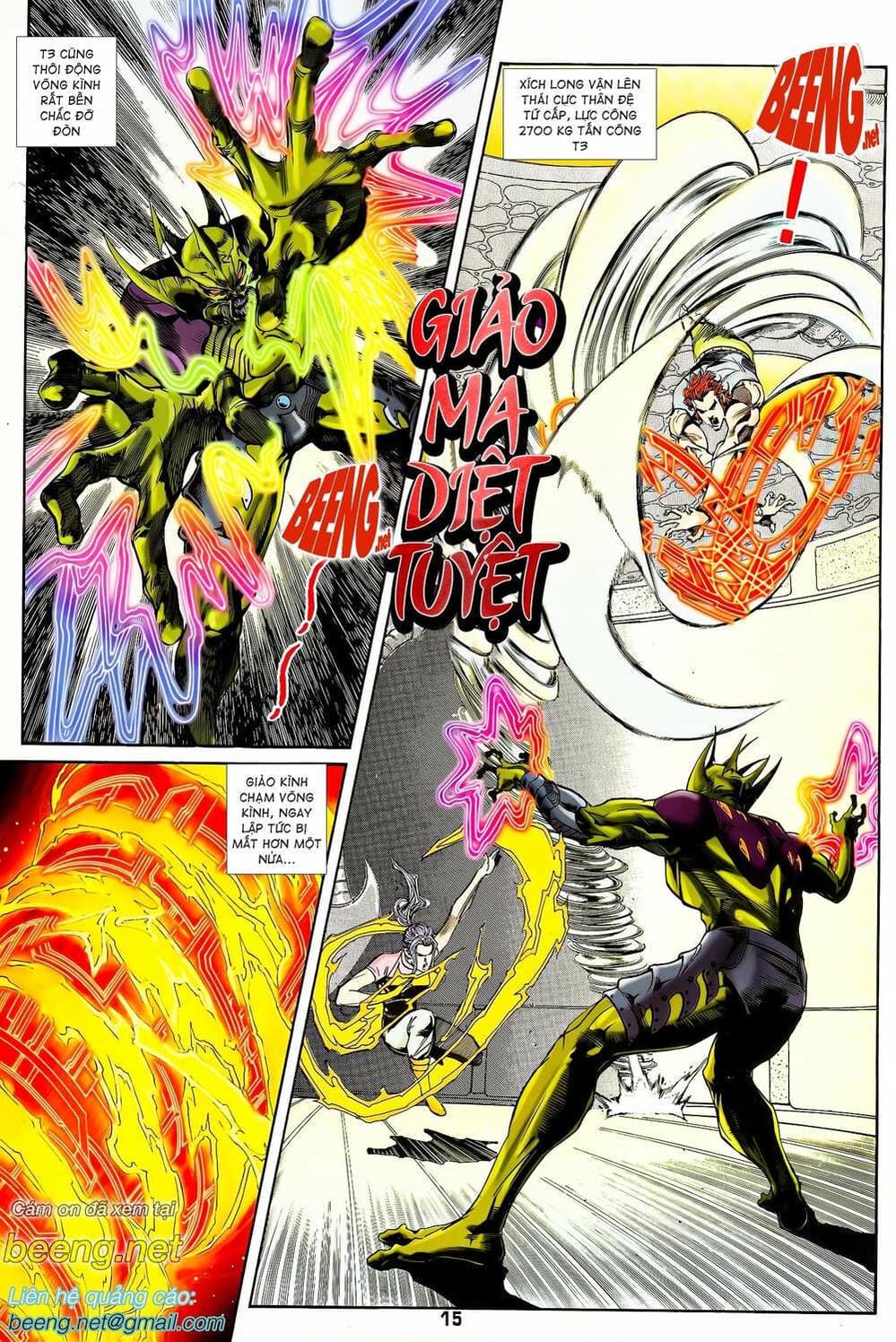 Truyện Tranh Long Hổ 5 Thế trang 8