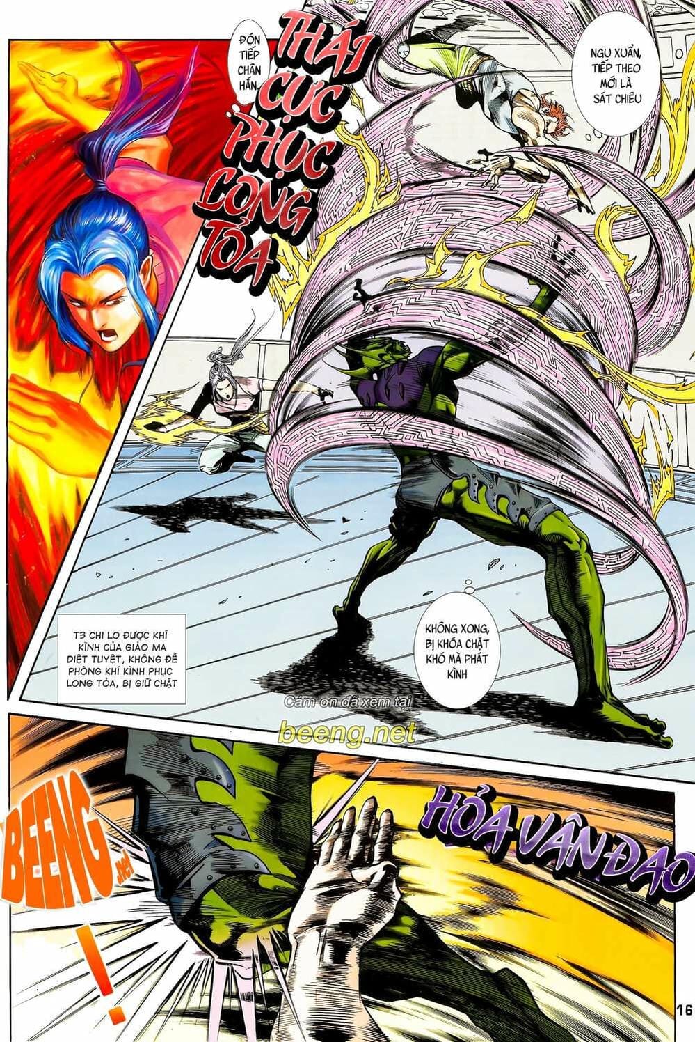 Truyện Tranh Long Hổ 5 Thế trang 8