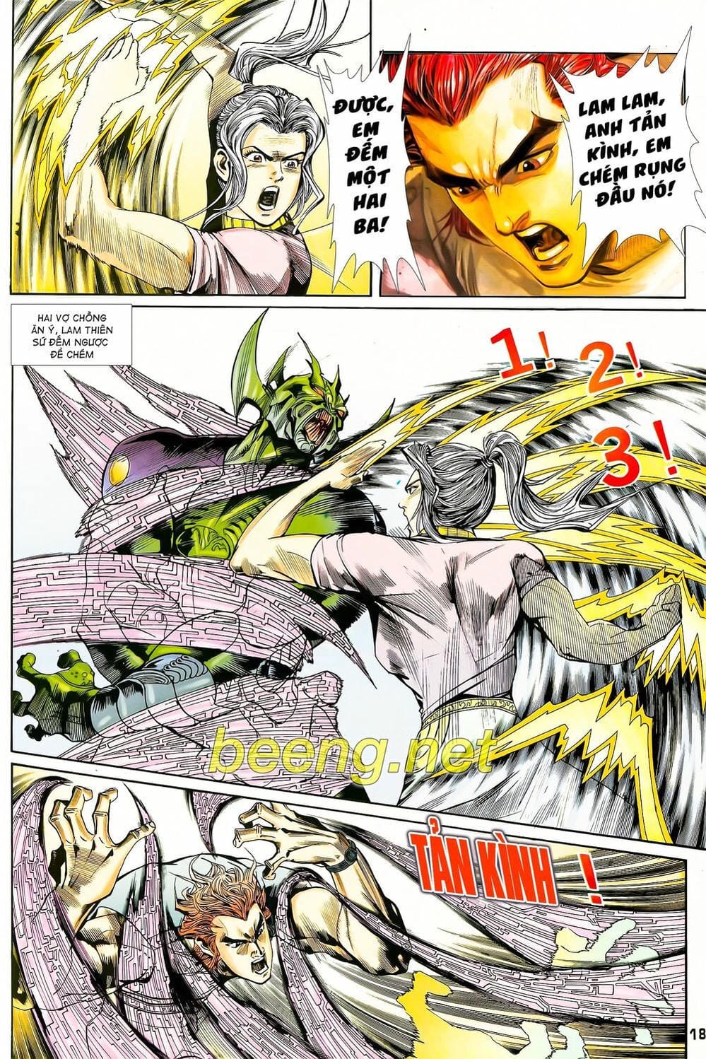 Truyện Tranh Long Hổ 5 Thế trang 8