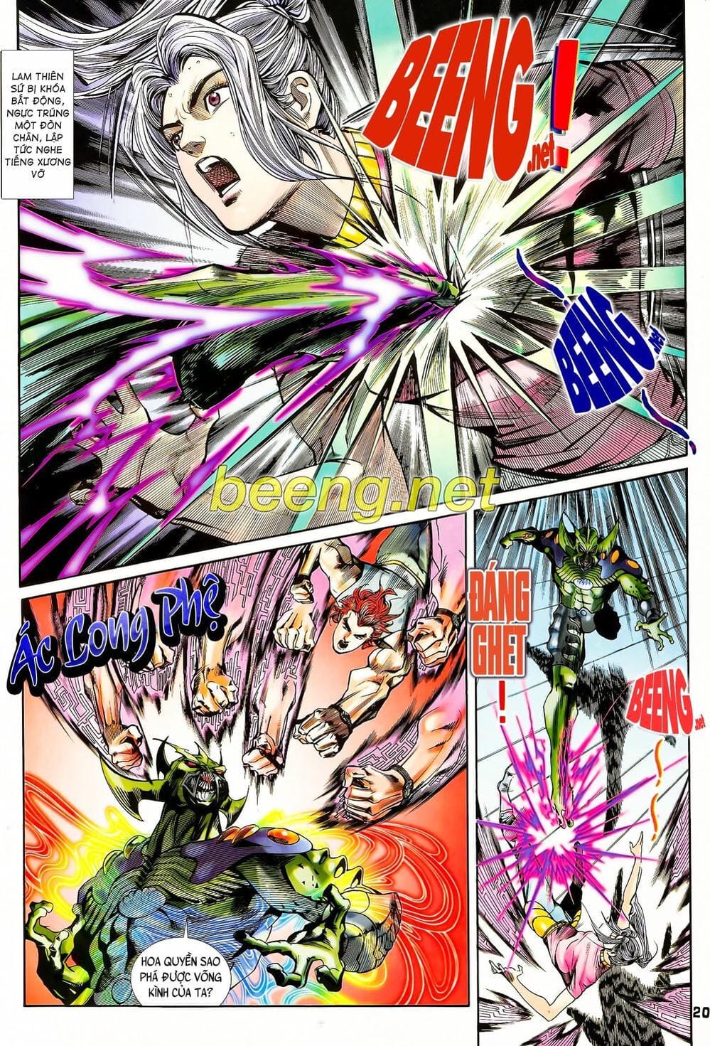 Truyện Tranh Long Hổ 5 Thế trang 8