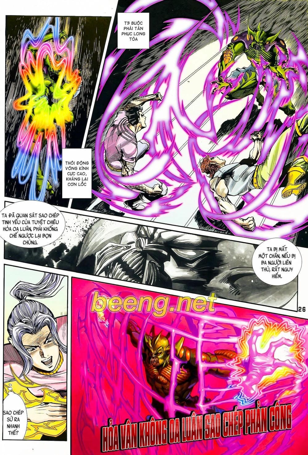 Truyện Tranh Long Hổ 5 Thế trang 8