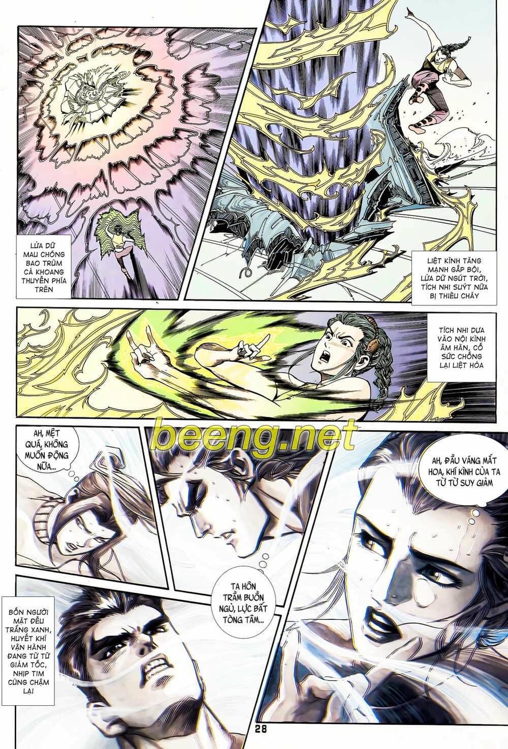 Truyện Tranh Long Hổ 5 Thế trang 8
