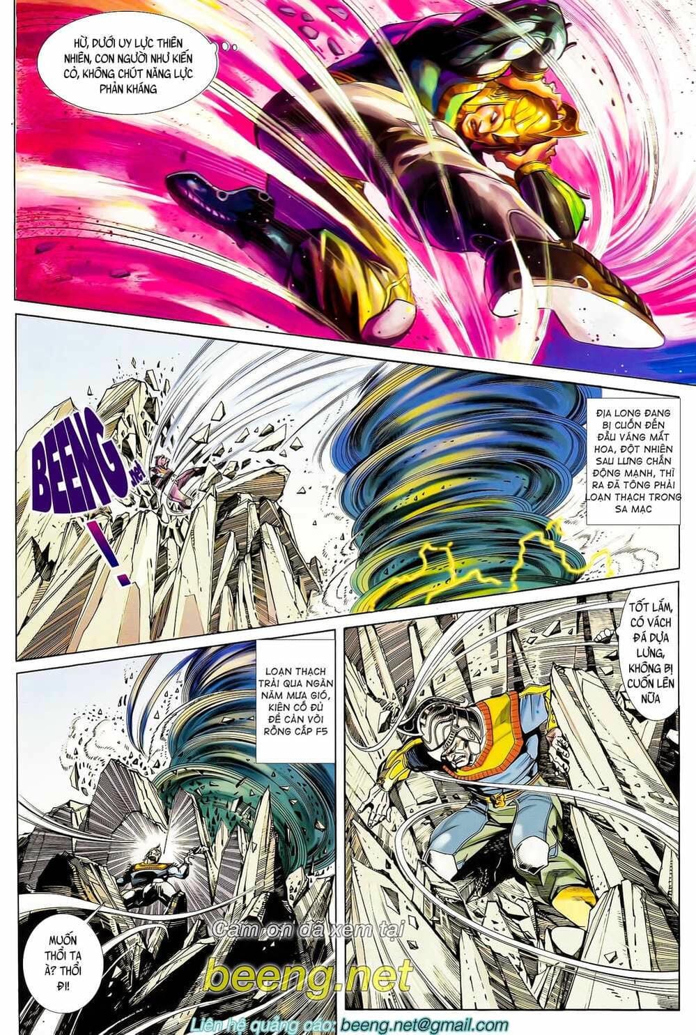 Truyện Tranh Long Hổ 5 Thế trang 8