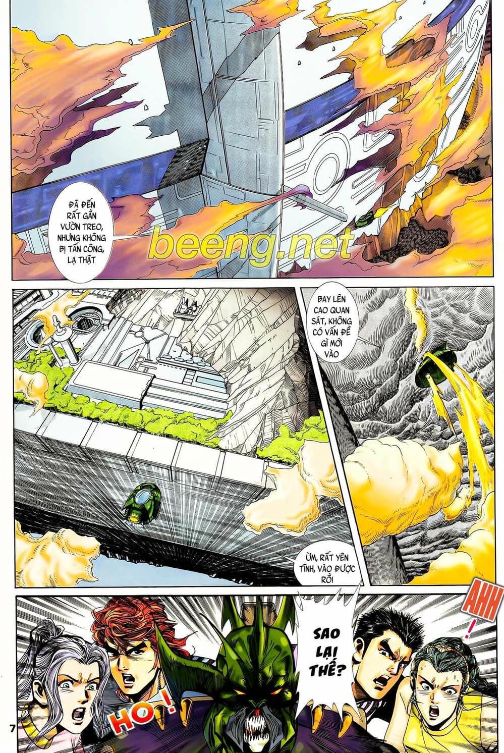 Truyện Tranh Long Hổ 5 Thế trang 8
