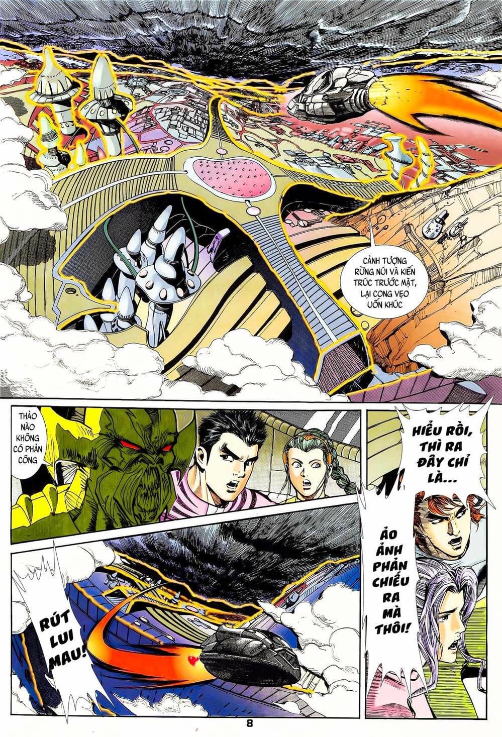 Truyện Tranh Long Hổ 5 Thế trang 8