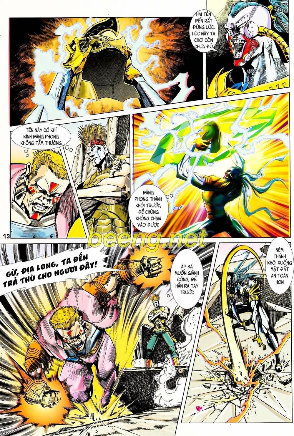 Truyện Tranh Long Hổ 5 Thế trang 8