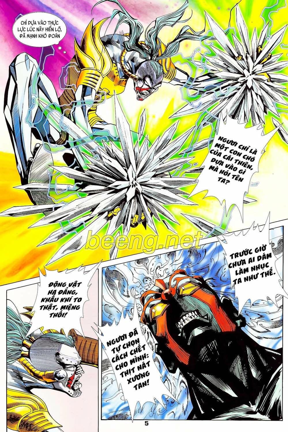 Truyện Tranh Long Hổ 5 Thế trang 8