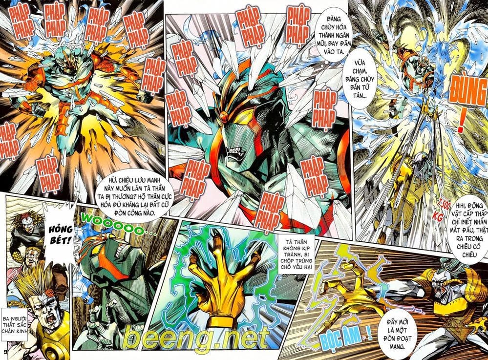 Truyện Tranh Long Hổ 5 Thế trang 8