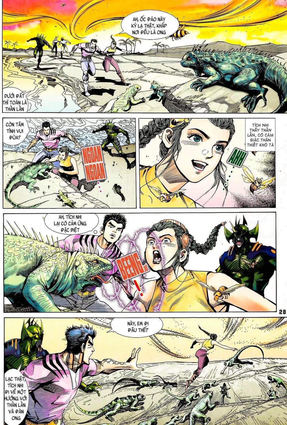 Truyện Tranh Long Hổ 5 Thế trang 8