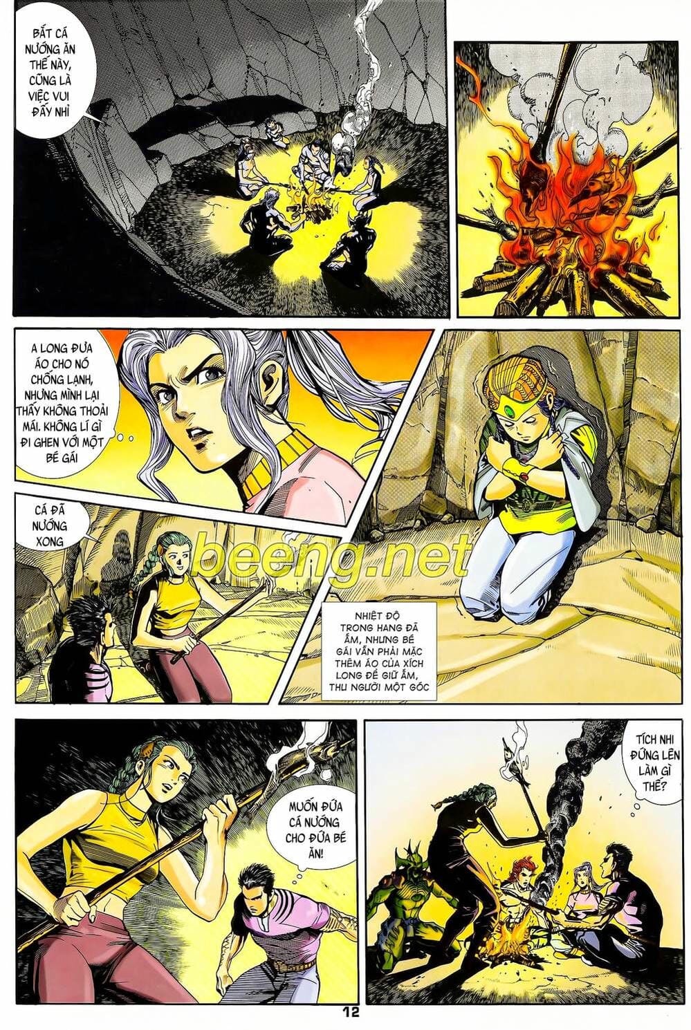 Truyện Tranh Long Hổ 5 Thế trang 8