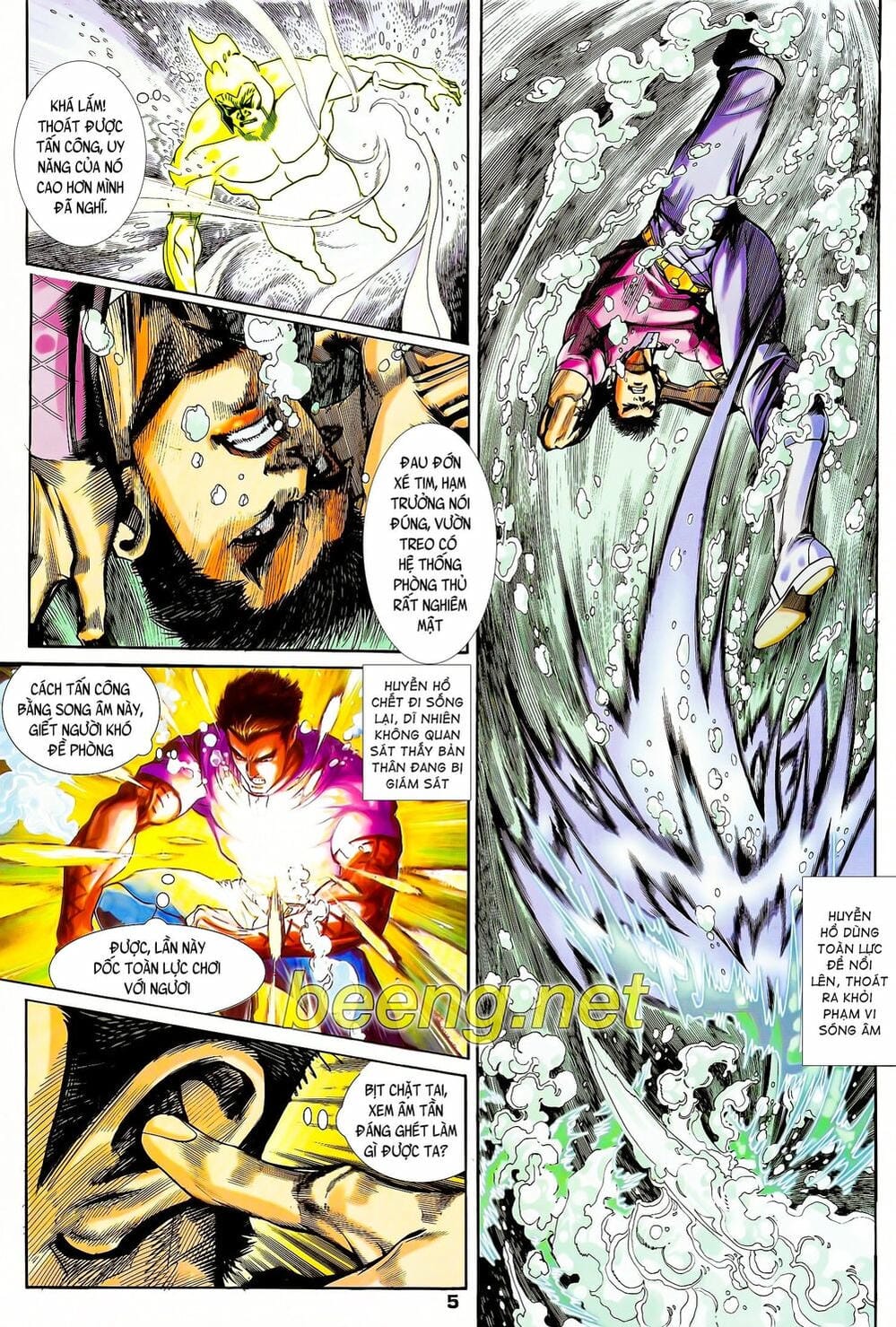 Truyện Tranh Long Hổ 5 Thế trang 8