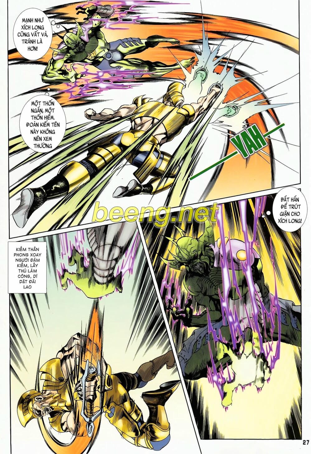 Truyện Tranh Long Hổ 5 Thế trang 8