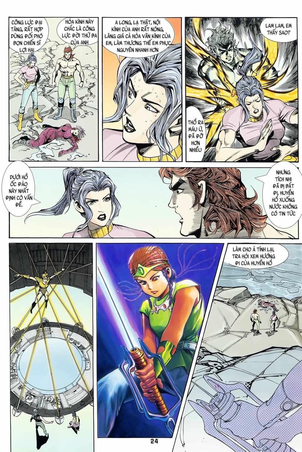 Truyện Tranh Long Hổ 5 Thế trang 8