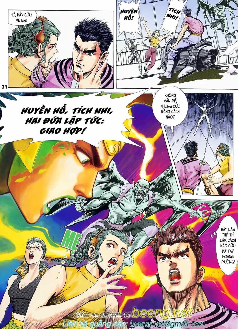 Truyện Tranh Long Hổ 5 Thế trang 8