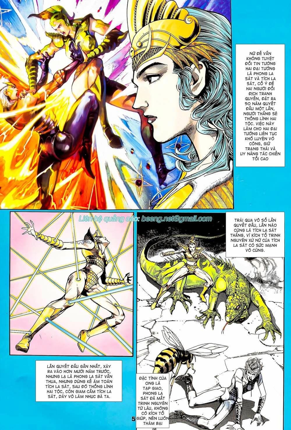 Truyện Tranh Long Hổ 5 Thế trang 8
