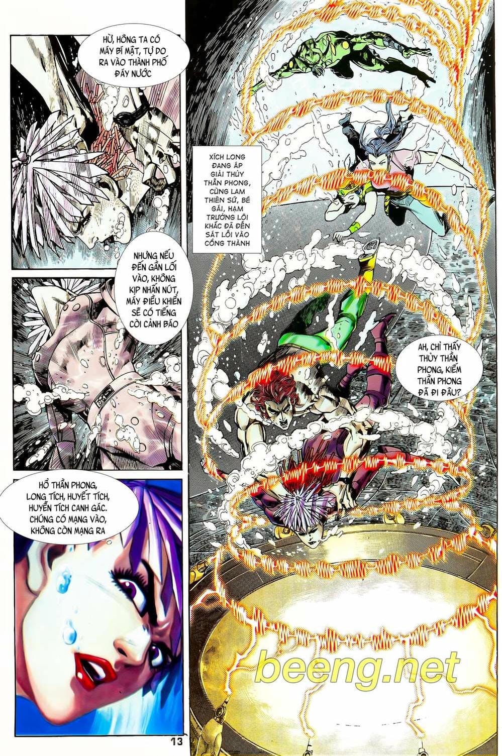 Truyện Tranh Long Hổ 5 Thế trang 8