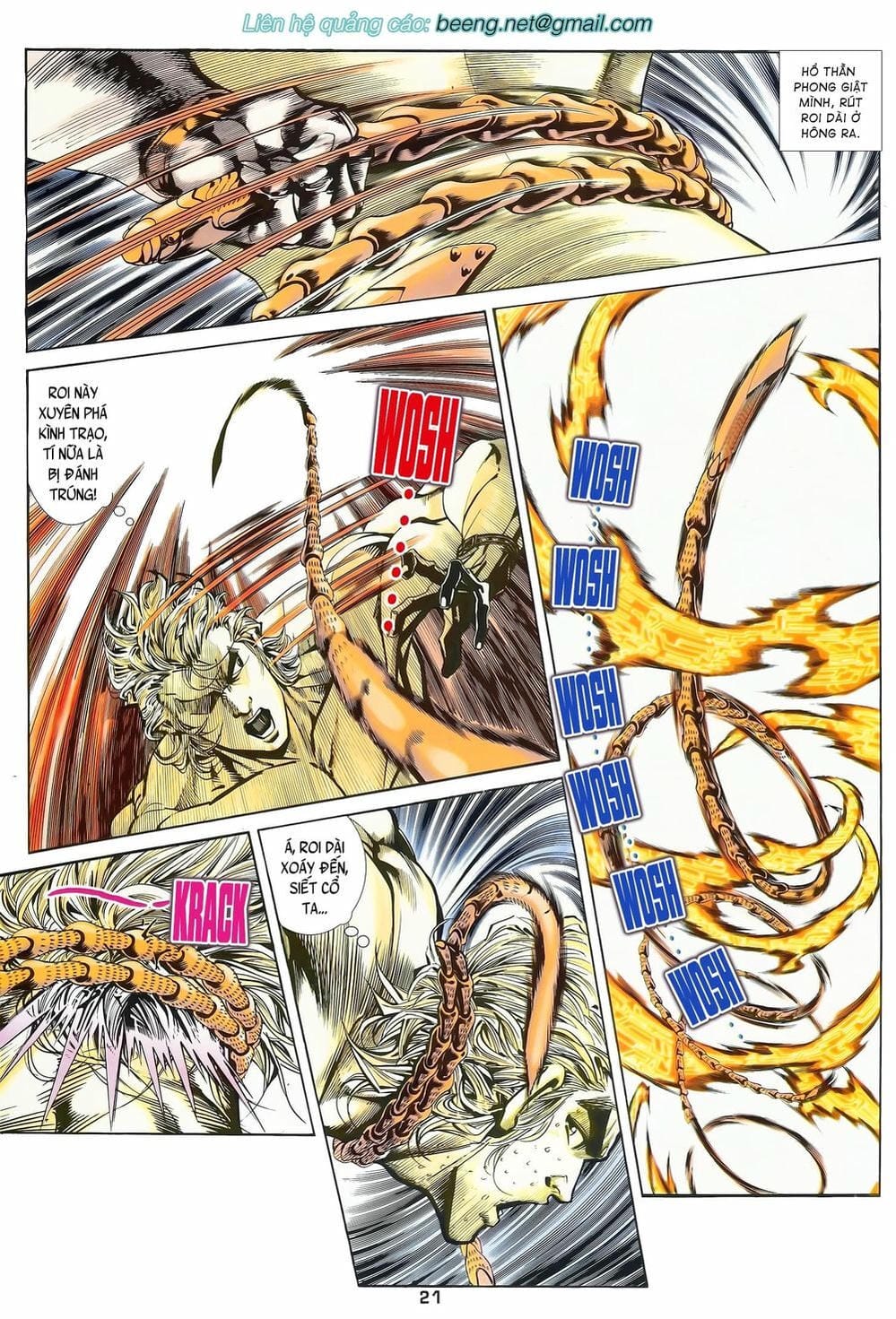 Truyện Tranh Long Hổ 5 Thế trang 8