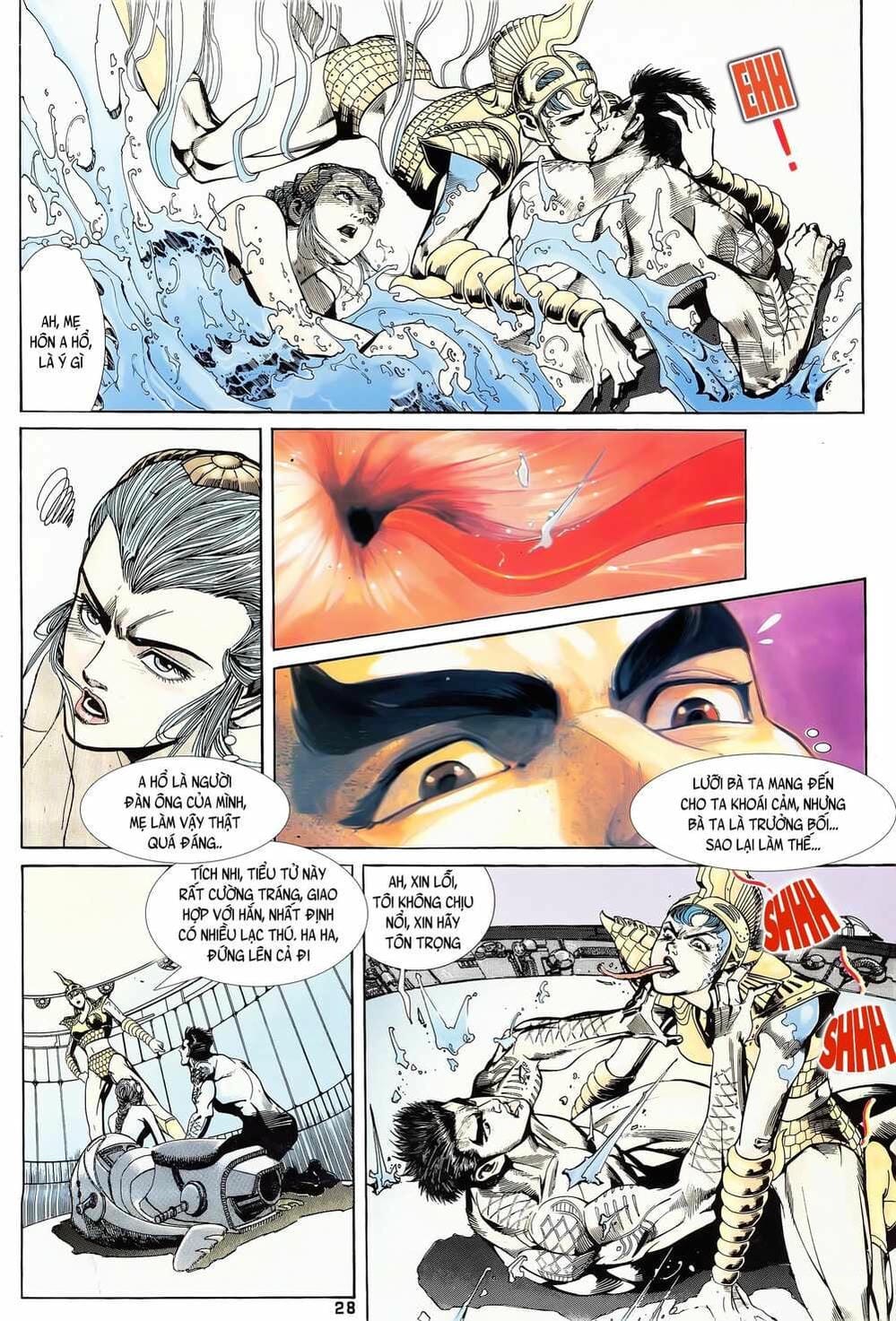 Truyện Tranh Long Hổ 5 Thế trang 8