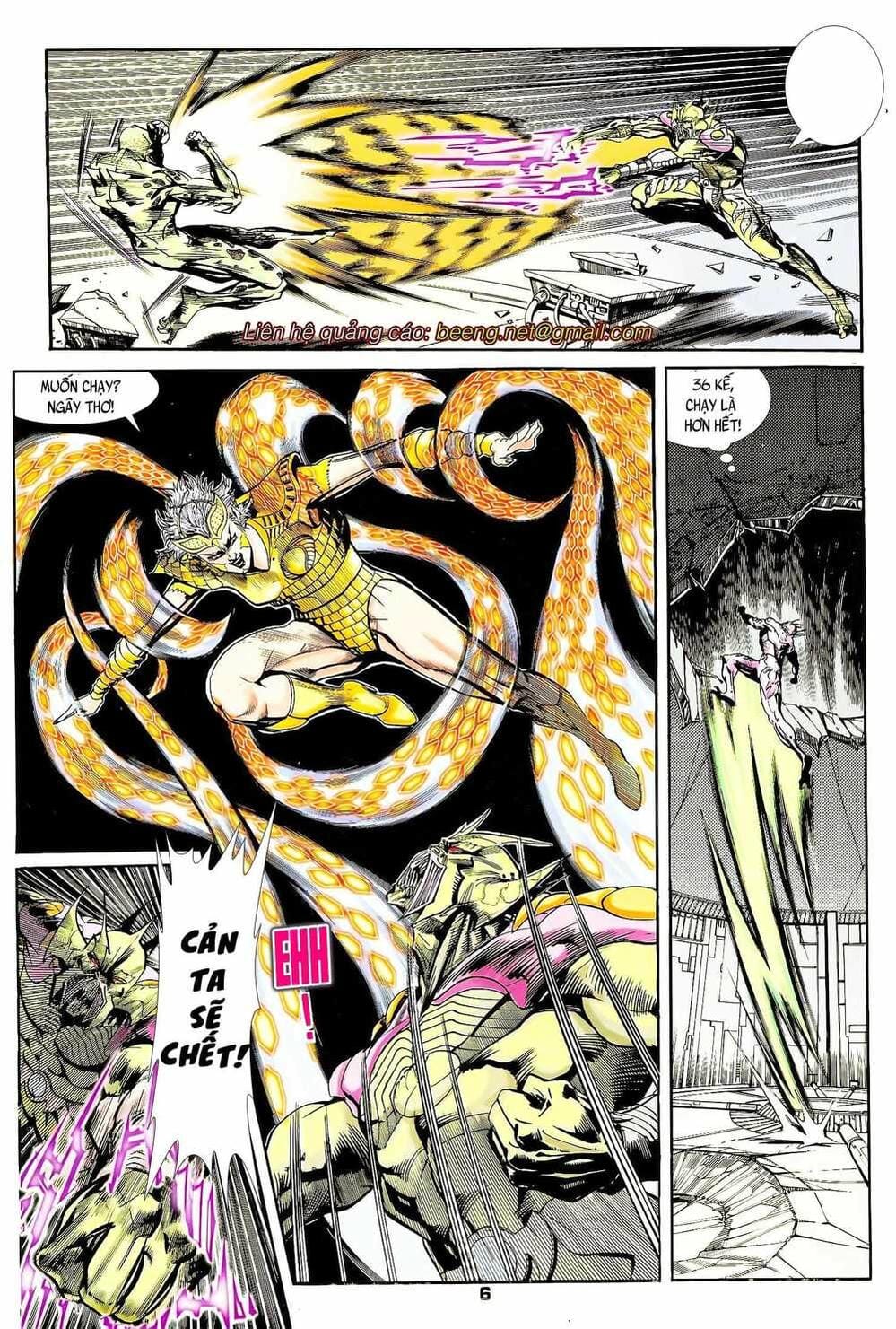 Truyện Tranh Long Hổ 5 Thế trang 8