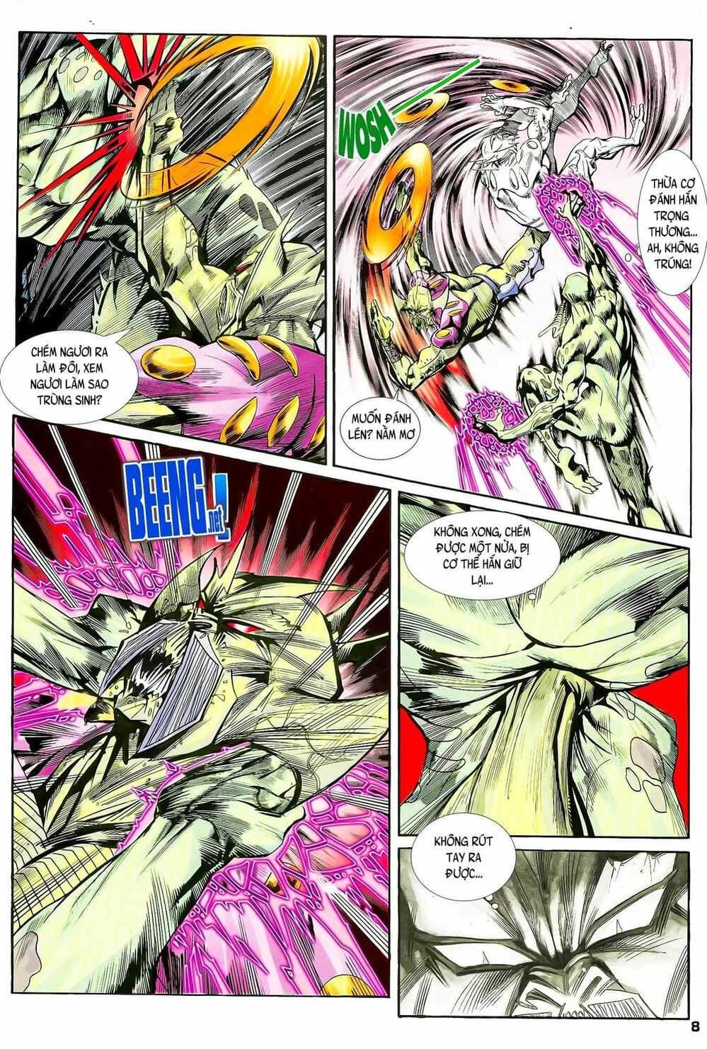 Truyện Tranh Long Hổ 5 Thế trang 8
