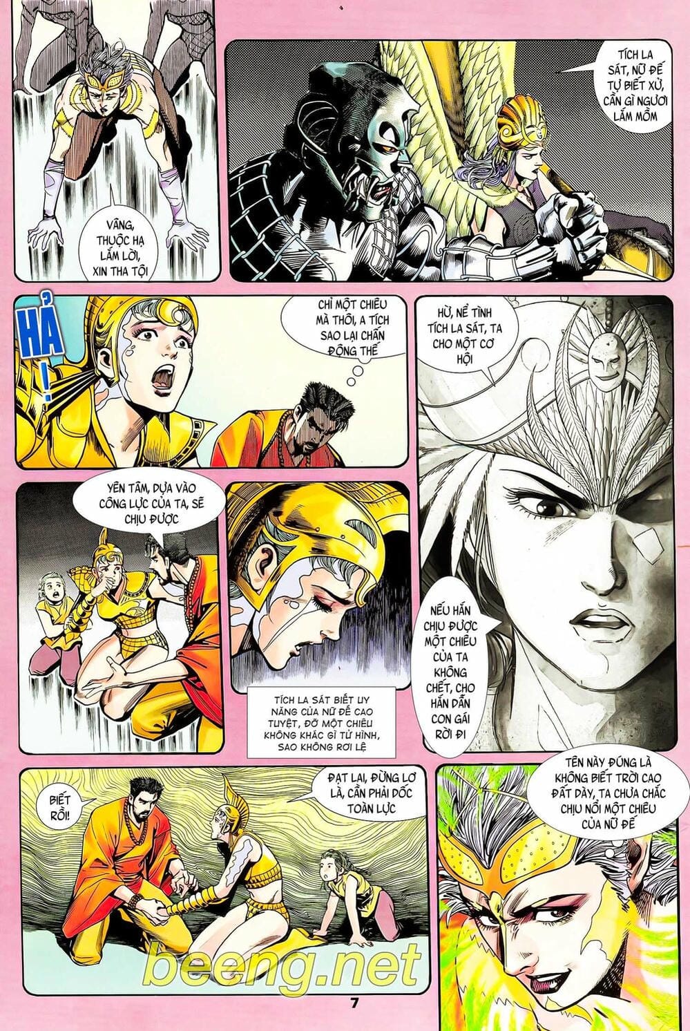 Truyện Tranh Long Hổ 5 Thế trang 8