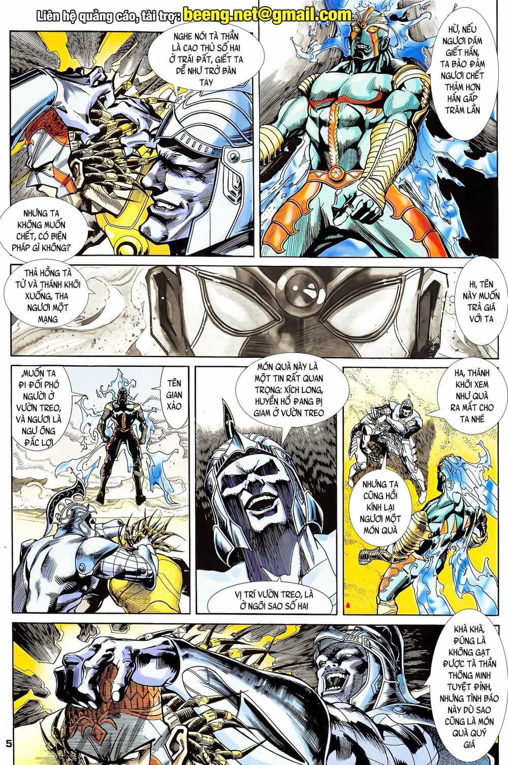 Truyện Tranh Long Hổ 5 Thế trang 8