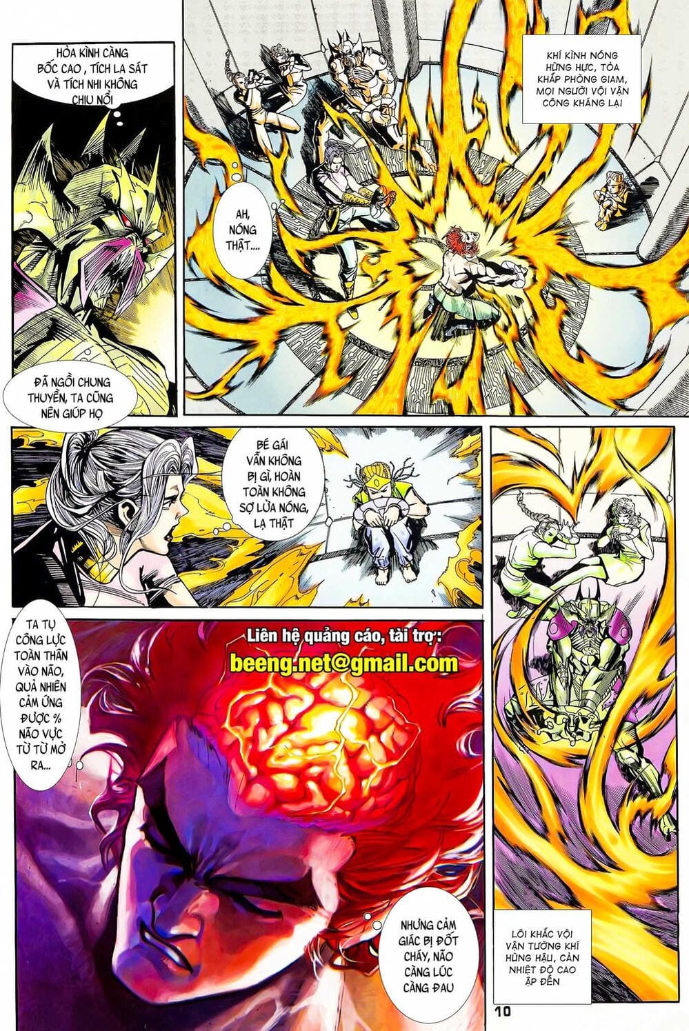 Truyện Tranh Long Hổ 5 Thế trang 8