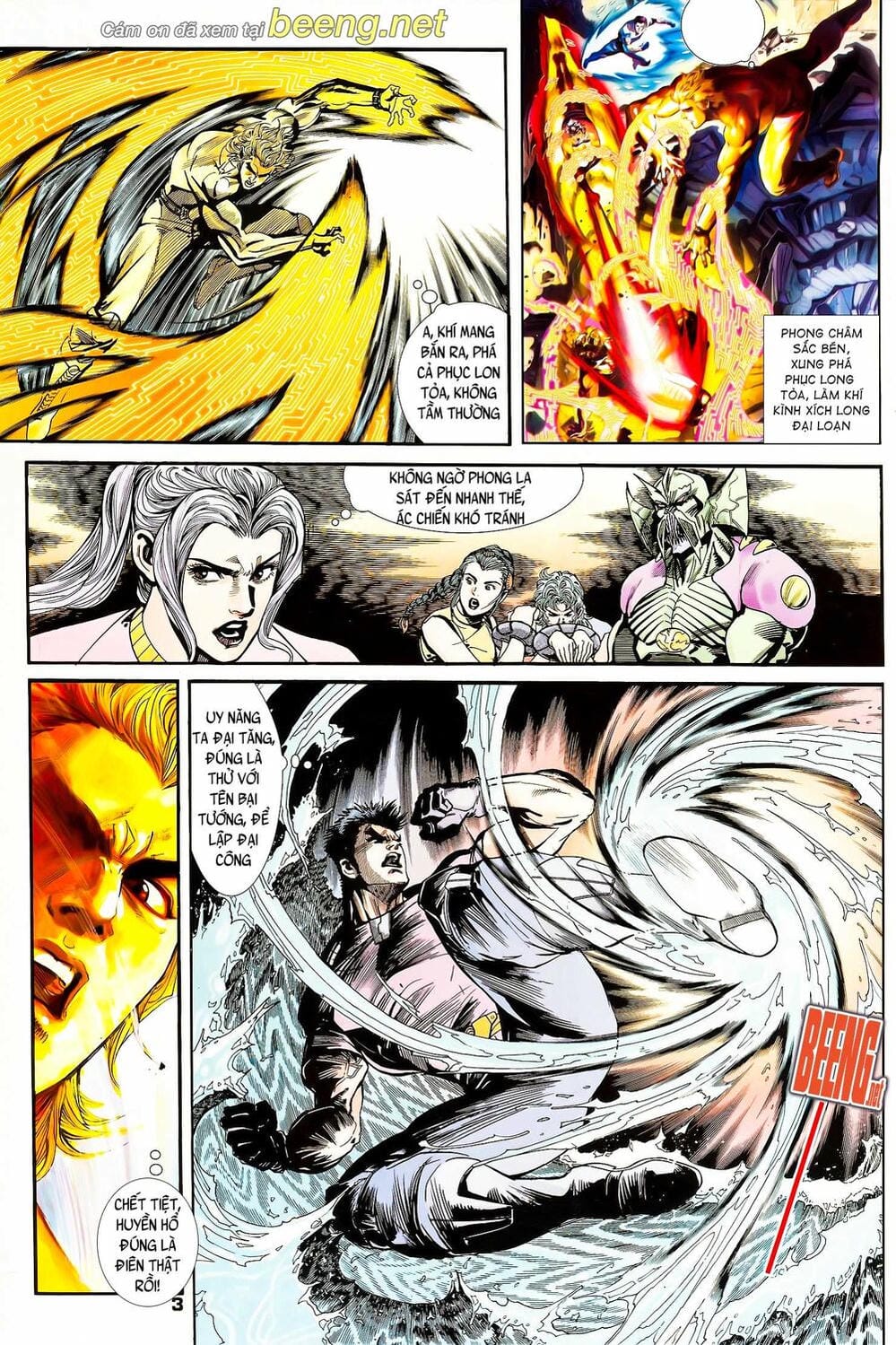 Truyện Tranh Long Hổ 5 Thế trang 8