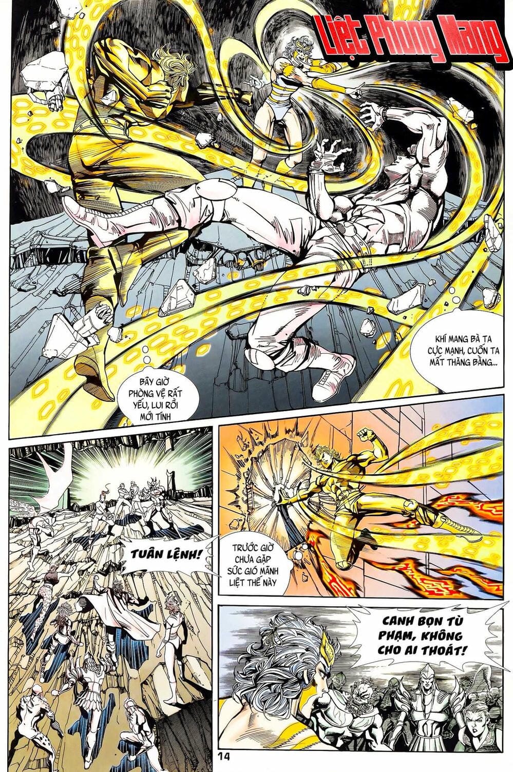 Truyện Tranh Long Hổ 5 Thế trang 8