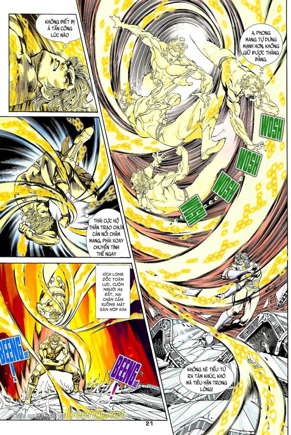 Truyện Tranh Long Hổ 5 Thế trang 8