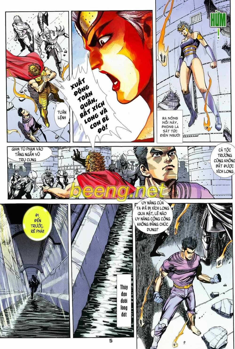 Truyện Tranh Long Hổ 5 Thế trang 8