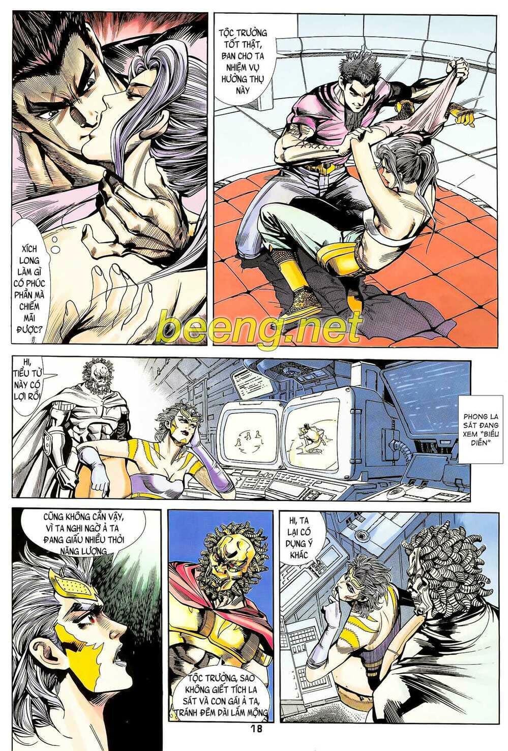 Truyện Tranh Long Hổ 5 Thế trang 8