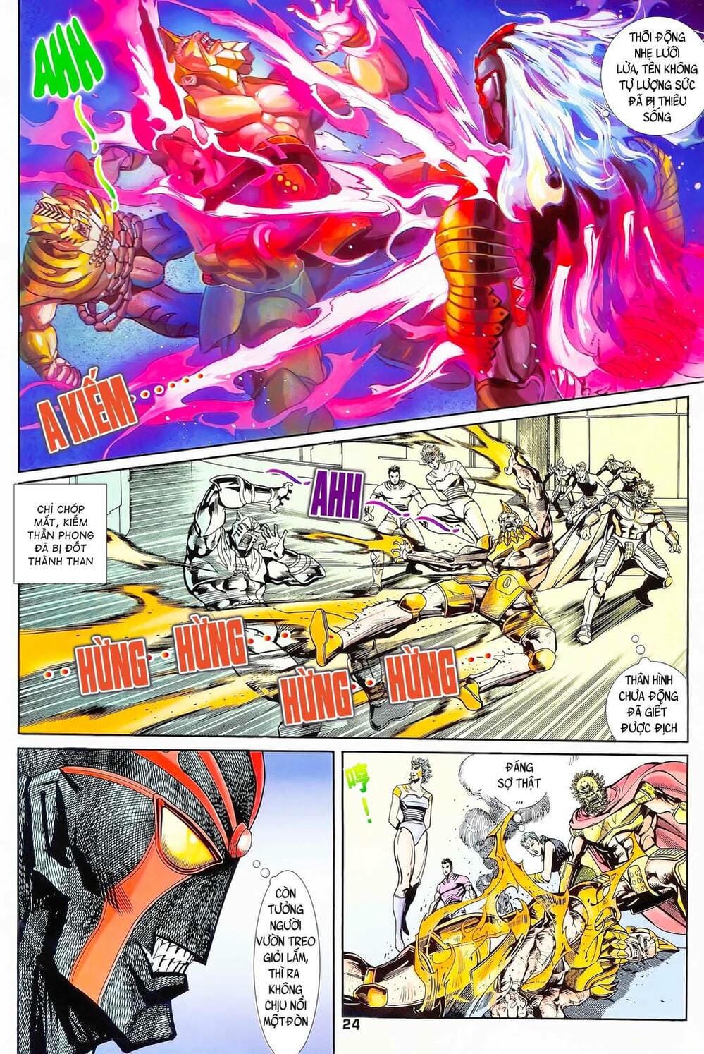 Truyện Tranh Long Hổ 5 Thế trang 8