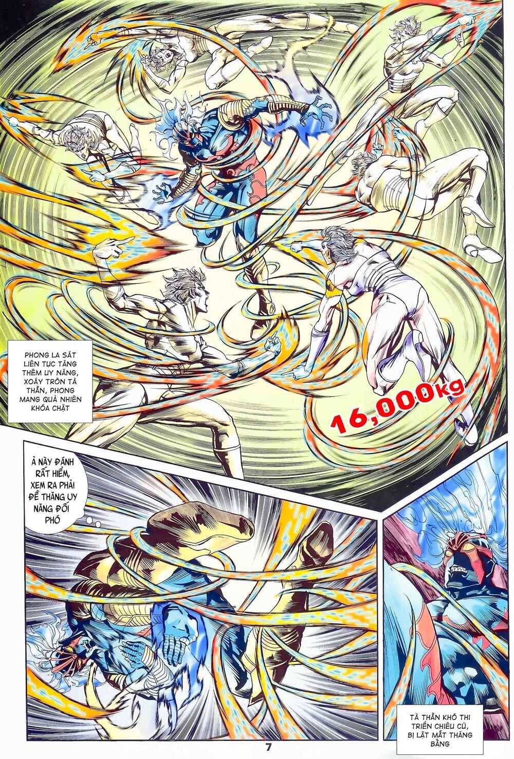 Truyện Tranh Long Hổ 5 Thế trang 8