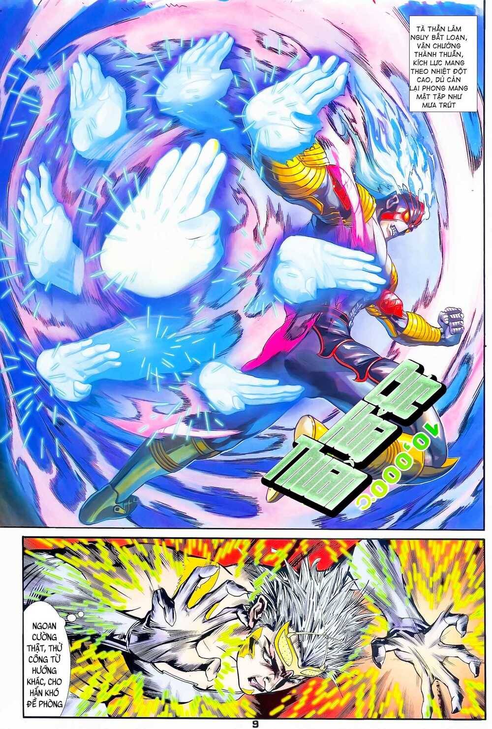 Truyện Tranh Long Hổ 5 Thế trang 8