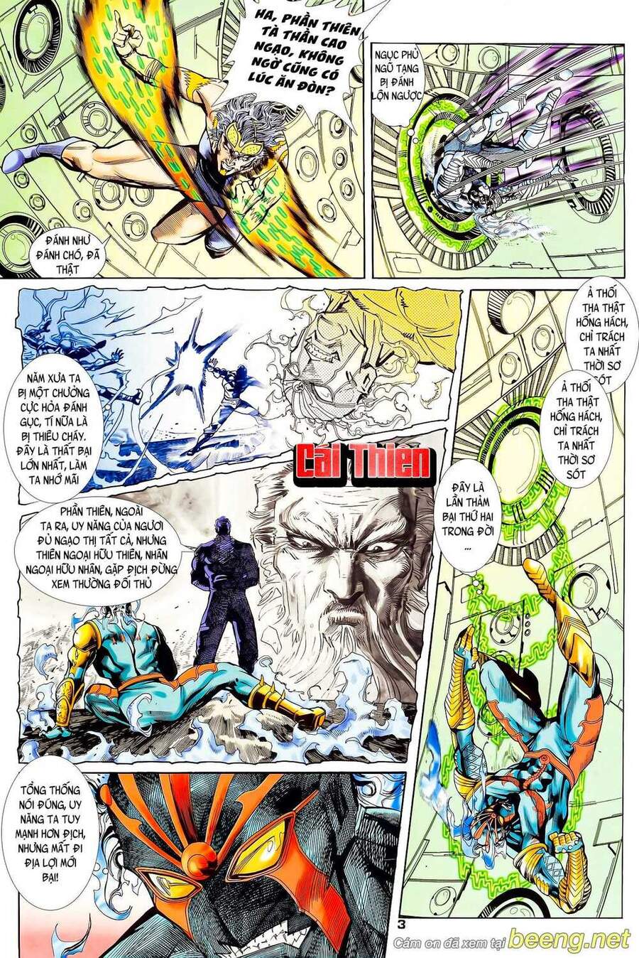 Truyện Tranh Long Hổ 5 Thế trang 8