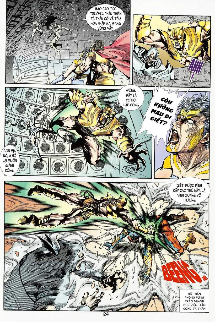 Truyện Tranh Long Hổ 5 Thế trang 8