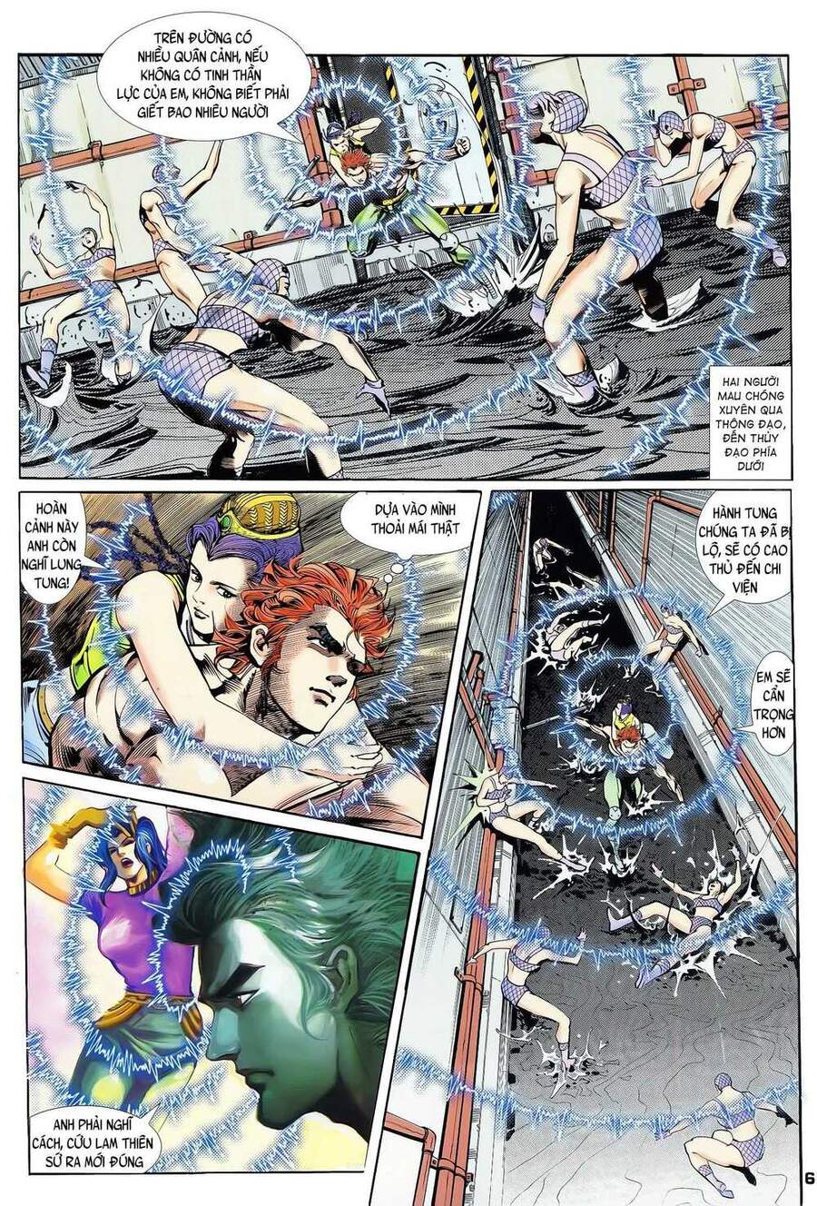 Truyện Tranh Long Hổ 5 Thế trang 8
