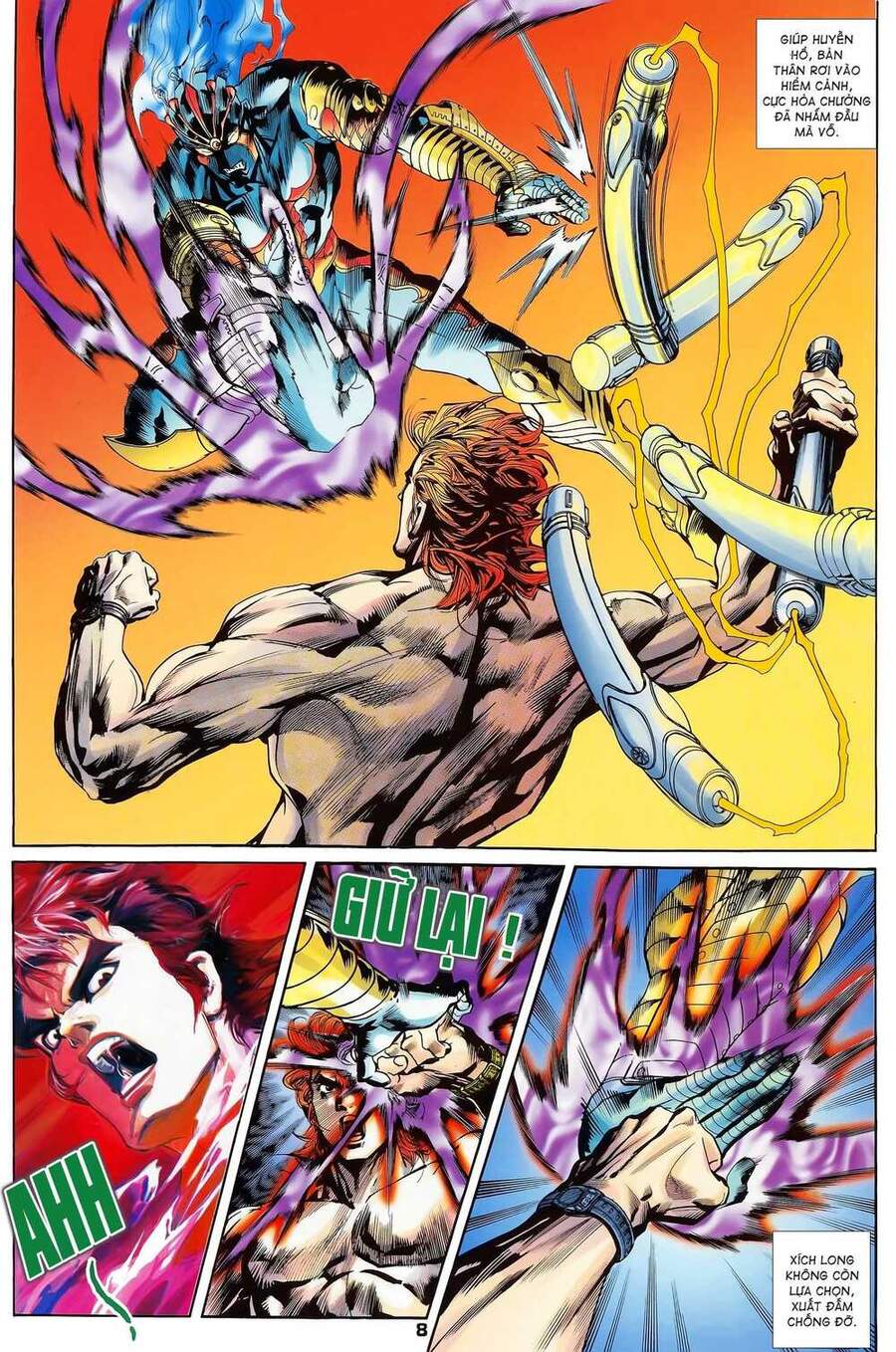 Truyện Tranh Long Hổ 5 Thế trang 8