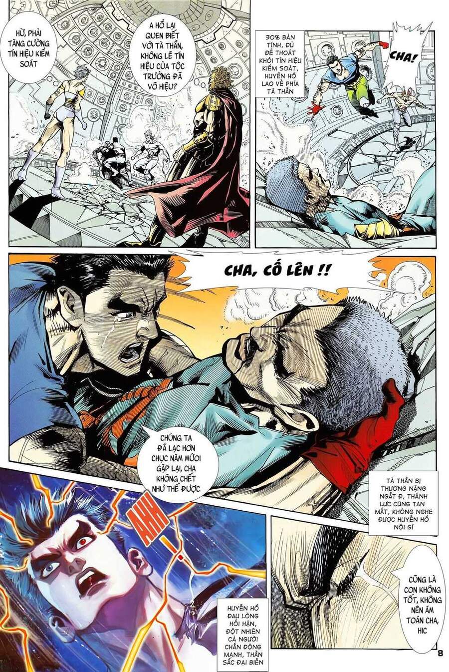 Truyện Tranh Long Hổ 5 Thế trang 8