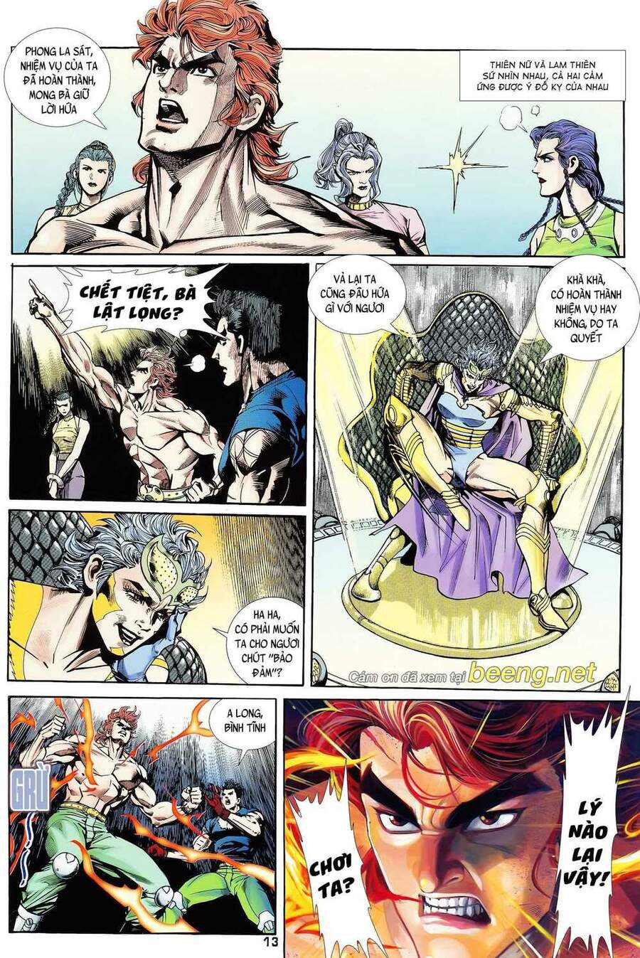 Truyện Tranh Long Hổ 5 Thế trang 8