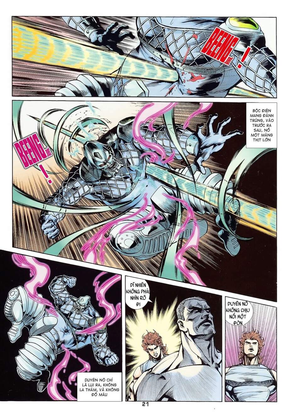 Truyện Tranh Long Hổ 5 Thế trang 8