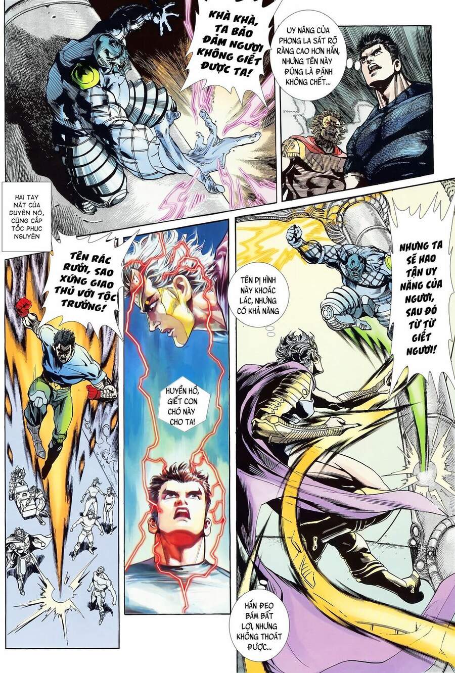 Truyện Tranh Long Hổ 5 Thế trang 8
