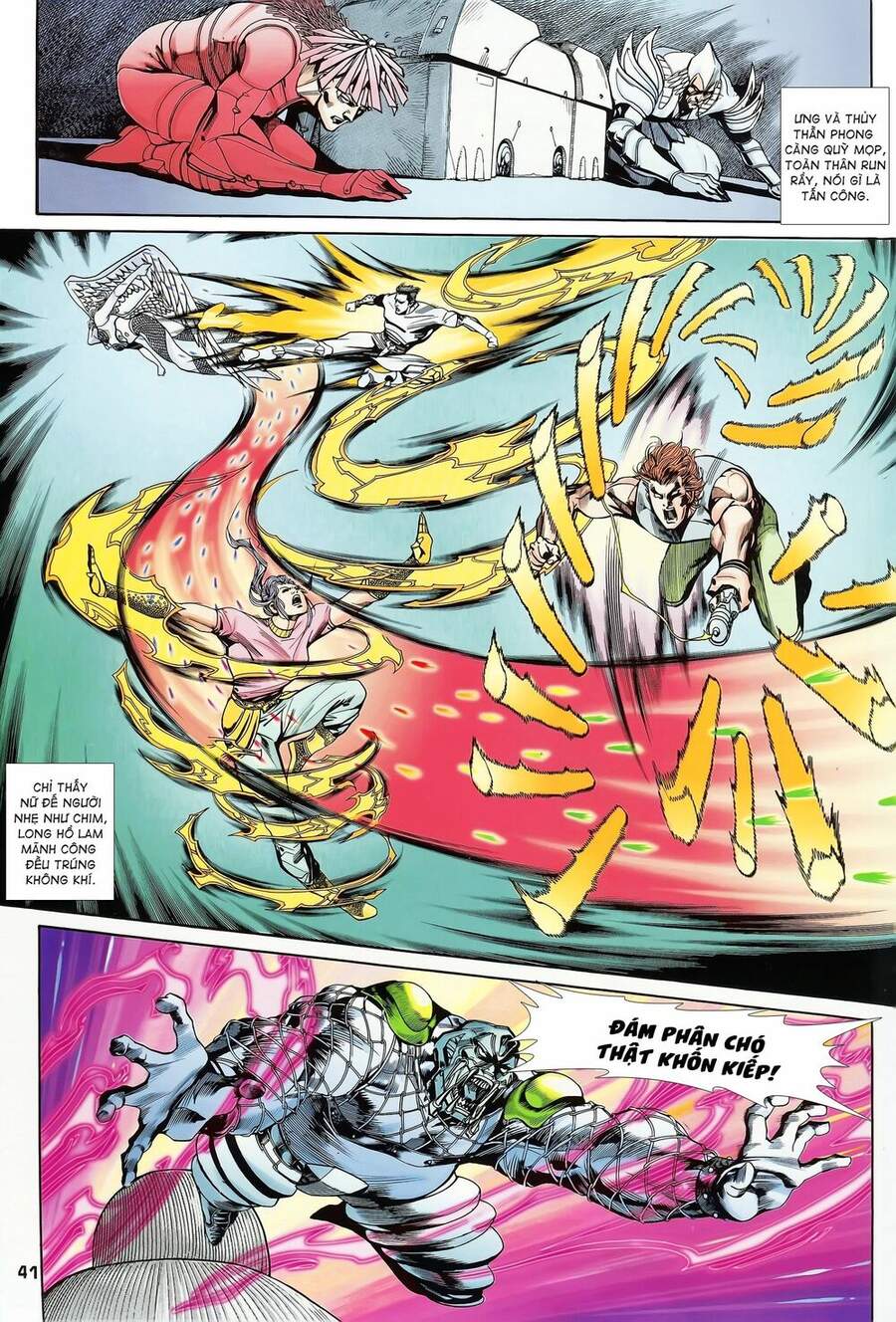 Truyện Tranh Long Hổ 5 Thế trang 8